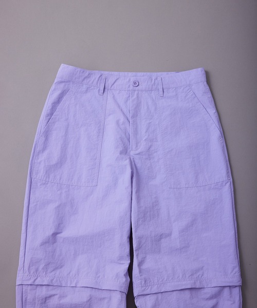 re_k by JUNRED（レクバイジュンレッド）の「re_k by JUNRED / 2WAYナイロンユーティリティパンツ（その他パンツ・メンズ・ブラック/パープル・S/M/L）」の20枚目の写真