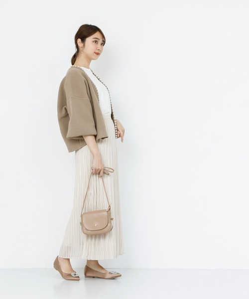 menue(メヌエ)の「ビジューフラットパンプス(パンプス・レディース・ピンク系その他/ブラック/グレー/ダークベージュ・21.5cm/22.0cm/22.5cm/23.0cm/23.5cm/24.0cm/24.5cm/25.0cm/25.5cm/26.0cm)」の20枚目の写真