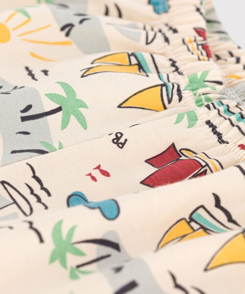 PETIT BATEAU(プチバトー)の「ライトジャージプリントパンツ(その他パンツ・キッズ・ホワイト・18MONTH/12MONTH/24MONTH)」の5枚目の写真