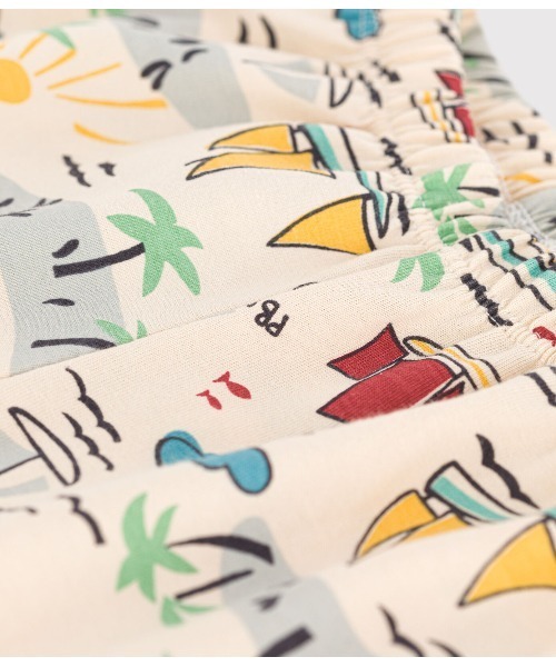 PETIT BATEAU(プチバトー)の「ライトジャージプリントパンツ(その他パンツ・キッズ・ホワイト・18MONTH/12MONTH/24MONTH)」の3枚目の写真