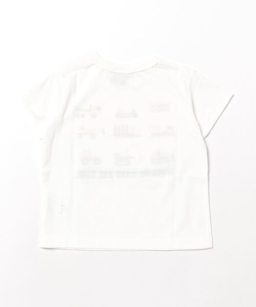 DILASH(ディラッシュ)の「はたらく車半袖Tシャツ(Tシャツ/カットソー・キッズ・チャコール/グリーン/オフホワイト・130/140/120/80/100/110/90)」の5枚目の写真