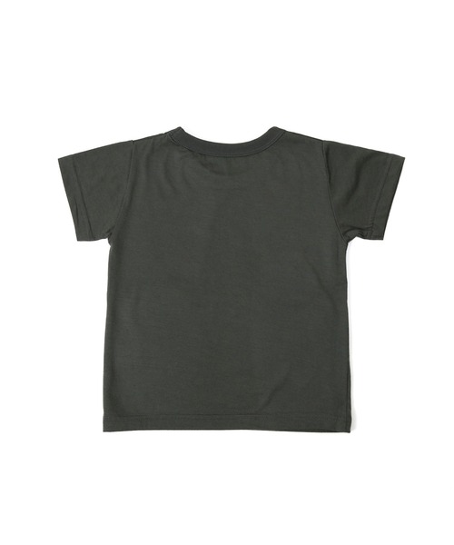 DILASH(ディラッシュ)の「はたらく車半袖Tシャツ(Tシャツ/カットソー・キッズ・チャコール/グリーン/オフホワイト・130/140/120/80/100/110/90)」の4枚目の写真
