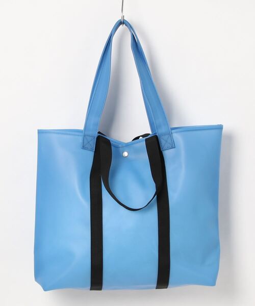 Ocean Pacific（オーシャンパシフィック）の「Ocean Pacific/オーシャンパシフィック ブランド ロゴ メッシュ素材 ポーチ付 シリコン風 トートバッグ バッグ（トートバッグ・メンズ・ブラック/ピンク・FREE）」の7枚目の写真