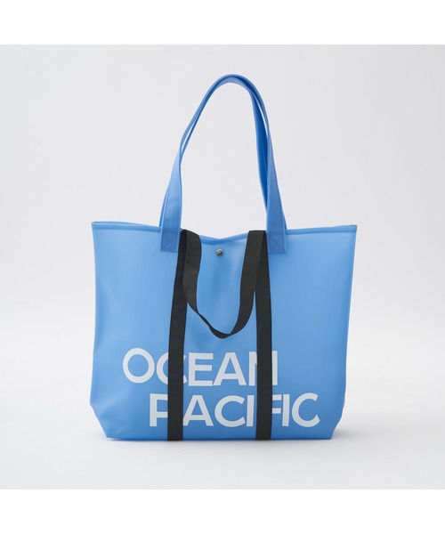 Ocean Pacific（オーシャンパシフィック）の「Ocean Pacific/オーシャンパシフィック ブランド ロゴ メッシュ素材 ポーチ付 シリコン風 トートバッグ バッグ（トートバッグ・メンズ・ブラック/ピンク・FREE）」の8枚目の写真