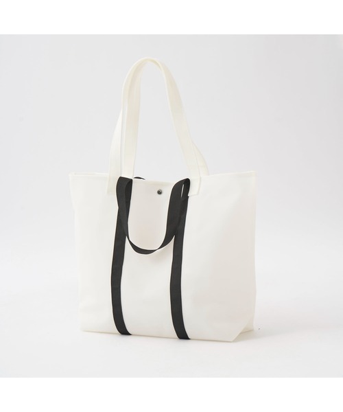 Ocean Pacific（オーシャンパシフィック）の「Ocean Pacific/オーシャンパシフィック ブランド ロゴ メッシュ素材 ポーチ付 シリコン風 トートバッグ バッグ（トートバッグ・メンズ・ブラック/ピンク・FREE）」の4枚目の写真