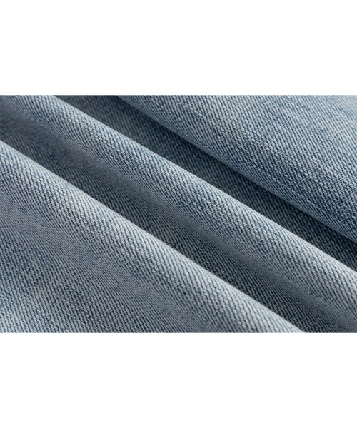 EKCOOKIES（イーケークッキーズ）の「【 EKCOOKIES 】ウエストフィットセミハイウエストストレートワイドパンツ（デニムパンツ・レディース・ライトインディゴブルー・S/M/L）」の19枚目の写真