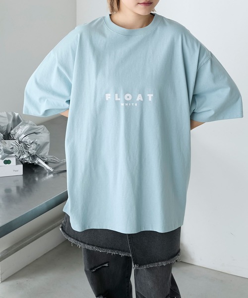 forksy.（フォルクシー）の「【forksy.】シンプルロゴTシャツ（Tシャツ/カットソー・レディース・オフホワイト/ブラック/ピンク/イエロー/サックスブルー/ライトピンク・FREE）」の3枚目の写真