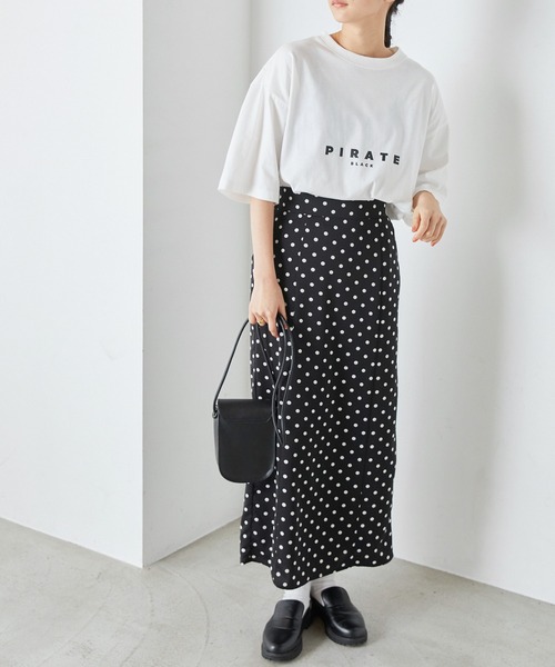 forksy.（フォルクシー）の「【forksy.】シンプルロゴTシャツ（Tシャツ/カットソー・レディース・オフホワイト/ブラック/ピンク/イエロー/サックスブルー/ライトピンク・FREE）」の19枚目の写真