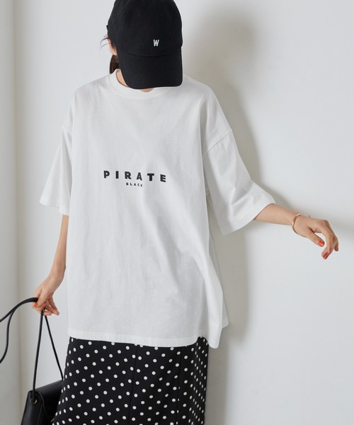 forksy.（フォルクシー）の「【forksy.】シンプルロゴTシャツ（Tシャツ/カットソー・レディース・オフホワイト/ブラック/ピンク/イエロー/サックスブルー/ライトピンク・FREE）」の20枚目の写真