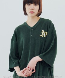 MLB(���W���[���[�O�x�[�X�{�[��)��MLB / ���W���[���[�O�x�[�X�{�[�� Lulu & Arnie �ʒ� �I�[�o�[�T�C�Y �p�C�� �w�����[�l�b�N ���� T�V���c(T�V���c/�J�b�g�\�[)