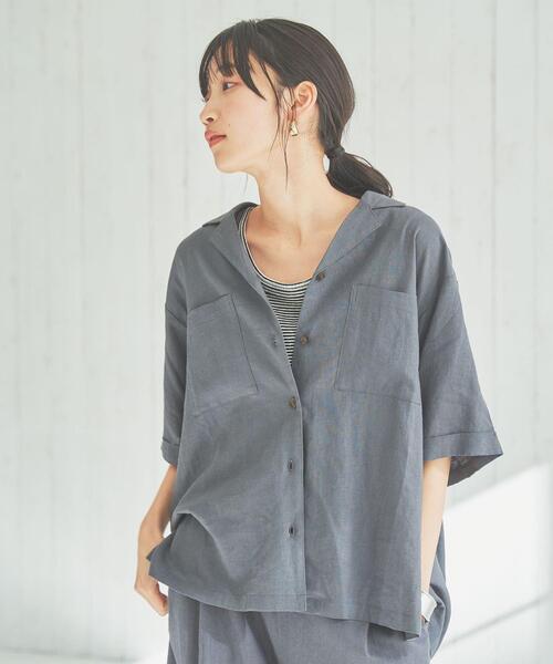 coen(コーエン)の「タックフライスボーダータンクトップ(タンクトップ・レディース・ブラック/ケリー/グレー・L/M)」の6枚目の写真