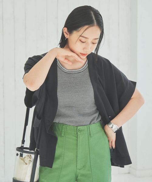 coen(コーエン)の「タックフライスボーダータンクトップ(タンクトップ・レディース・ブラック/ケリー/グレー・L/M)」の15枚目の写真