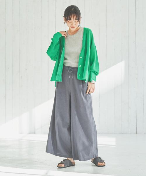 coen(コーエン)の「タックフライスボーダータンクトップ(タンクトップ・レディース・ブラック/ケリー/グレー・L/M)」の17枚目の写真