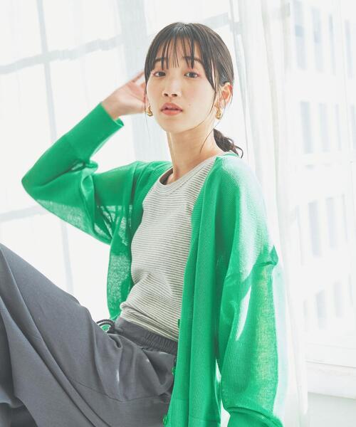 coen(コーエン)の「タックフライスボーダータンクトップ(タンクトップ・レディース・ブラック/ケリー/グレー・L/M)」の18枚目の写真