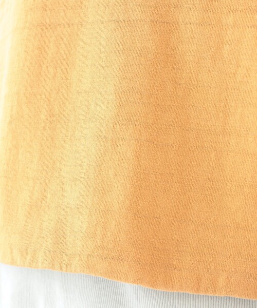 BEAMS BOY（ビームスボーイ）の「WAREHOUSE & CO. × BEAMS BOY / 別注 フロッキープリント リバーシブル Tシャツ（Tシャツ/カットソー・レディース・ブラック/ネイビー・FREE）」の8枚目の写真