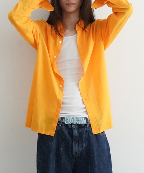 KAIKO（カイコー）の「KAIKO TRANSPARENT SHIRTS LS（シャツ/ブラウス・メンズ・ライトブルー/オフホワイト/グリーン/ライトパープル/オレンジ・1/2/3）」の20枚目の写真