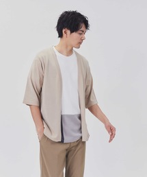 PLUS ONE(プラスワン)「SALASALA」7分袖カーディガン