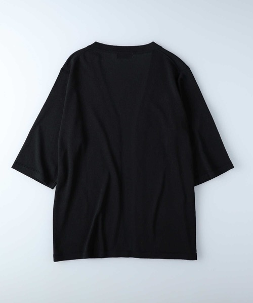 Right-on（ライトオン）の「【PLUS ONE】サラサラ７分袖カーディガン（カーディガン/ボレロ・メンズ・ブラック/ベージュ/グリーン・M/L/XL）」の12枚目の写真