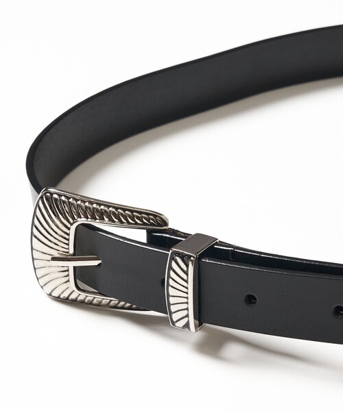 TOWNCRAFT（タウンクラフト）の「Towncraft PREP/タウンクラフトプレップ Western Belt/ウエスタンベルト（ベルト・メンズ・ブラック・ONE SIZE）」の2枚目の写真