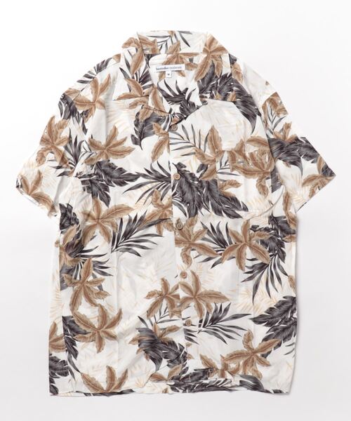 STYLEBLOCK（スタイルブロック）の「レーヨンアロハシャツ（シャツ/ブラウス・メンズ・オレンジ/オフホワイト/アイボリー/イエロー/ホワイト/サックスブルー/ワイン/ネイビー/ブラック系その他/ブラック・L/M/LL）」の14枚目の写真