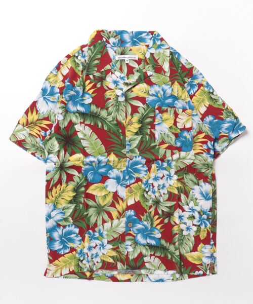 STYLEBLOCK（スタイルブロック）の「レーヨンアロハシャツ（シャツ/ブラウス・メンズ・オレンジ/オフホワイト/アイボリー/イエロー/ホワイト/サックスブルー/ワイン/ネイビー/ブラック系その他/ブラック・L/M/LL）」の20枚目の写真