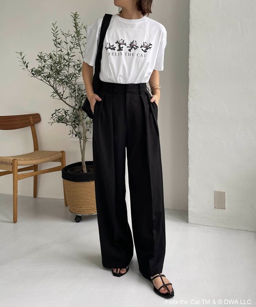 GOOD ROCK SPEED(グッドロックスピード)の「〈GOOD ROCK SPEED〉FELIX Tシャツ(Tシャツ/カットソー・レディース・ライトグレー/ホワイト・FREE)」の17枚目の写真