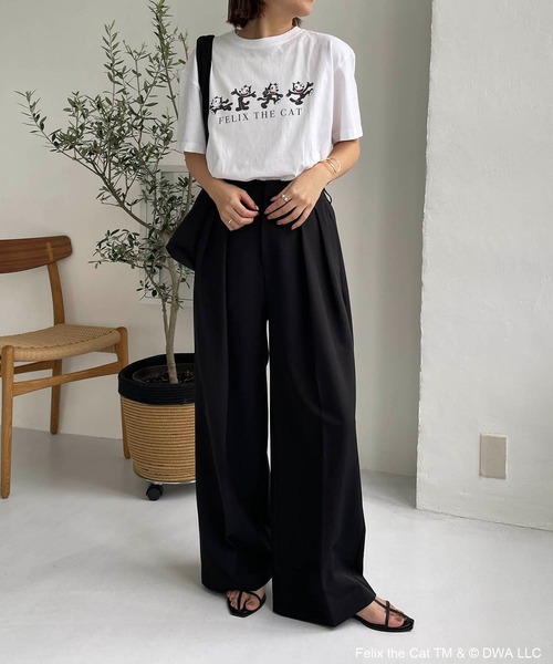 GOOD ROCK SPEED(グッドロックスピード)の「〈GOOD ROCK SPEED〉FELIX Tシャツ(Tシャツ/カットソー・レディース・ライトグレー/ホワイト・FREE)」の19枚目の写真