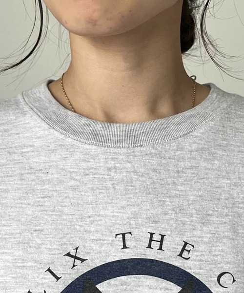 GOOD ROCK SPEED(グッドロックスピード)の「〈GOOD ROCK SPEED〉FELIX Tシャツ(Tシャツ/カットソー・レディース・ライトグレー/ホワイト・FREE)」の8枚目の写真