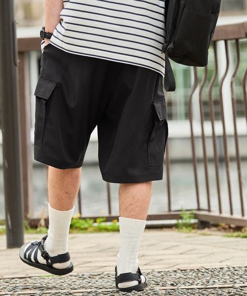 ミリタリー　カーゴパンツ　ハーフパンツ　ビック　希少　HIPHOP Y2K 古着 DEVICE カーゴパンツ カモフラージュ 迷彩 Y2K グランジ