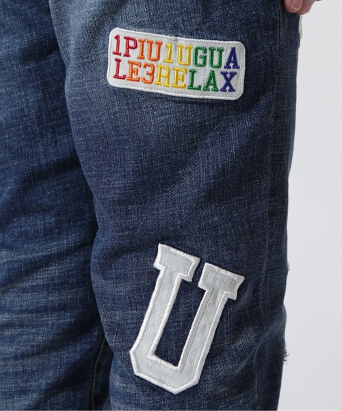 1piu1uguale3 RELAX(ウノピュウノウグァーレトレリラックス)の「1PIU1UGUALE3 RELAX/ウノピゥ ウノ ウグァーレ トレ リラックス/ロゴアップリケデニムパンツ(デニムパンツ・メンズ・その他4・S/M/L/XL/2XL)」の14枚目の写真