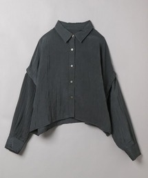 JEANASIS | グロッシーワッシャー2WAYショートシャツ/198216(シャツ/ブラウス)