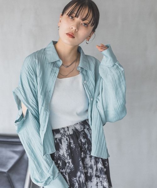 とまと様ご確認用 JEANASIS（ジーナシス）の「グロッシーワッシャー2WAYショート