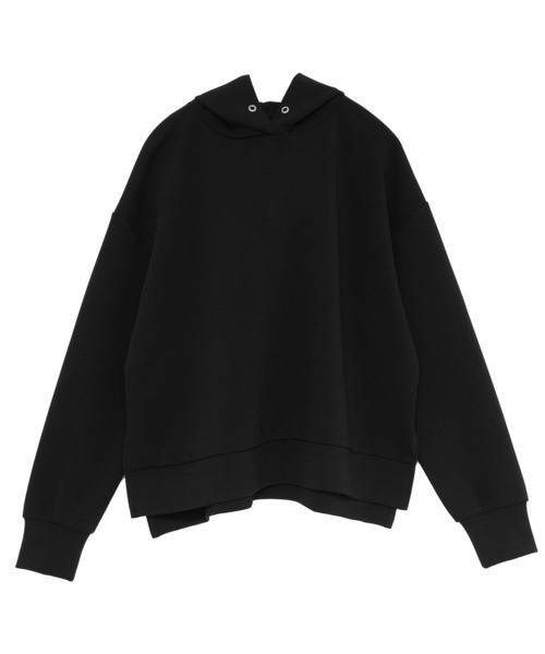 for/c(フォーシー)の「ダンボールパーカー【サスティナブル】(パーカー・レディース・グレイッシュブルー/ブラック・M/L)」の15枚目の写真
