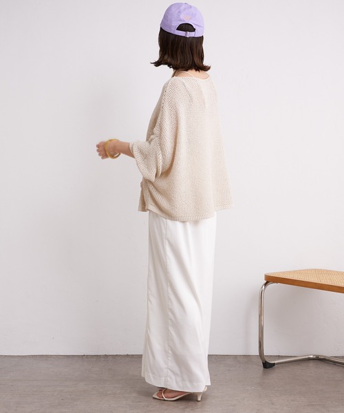 Omekashi（オメカシ）の「MILLBURY CAP（キャップ・レディース・ベージュ/オフホワイト/パープル・FREE）」の7枚目の写真