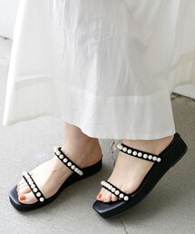 SHIPS any | SHIPS any: パール モチーフ プラットフォーム サンダル(サンダル)