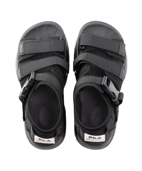 FILA★TAPER SLIDE★ベルクロ サンダル★ロゴ★兼用★厚底★2色 org.jpg
