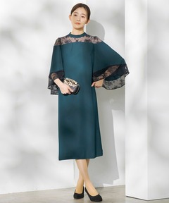 Iラインシルエット【formformaオリジナル】レースドレス/結婚式/パーティー/クルージング/発表会