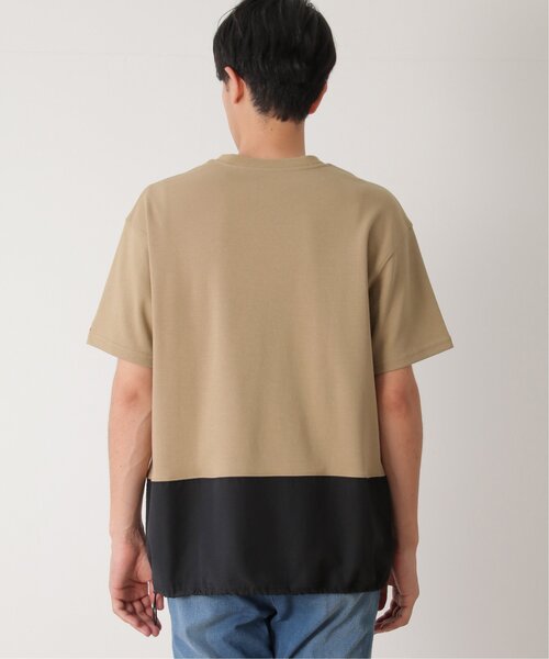 ikka(イッカ)の「URBAN NATURE LIFE アーバンネイチャーライフ バイカラードロストTシャツ(Tシャツ/カットソー・メンズ・ベージュ/ブラック・S/M/L/XL)」の22枚目の写真