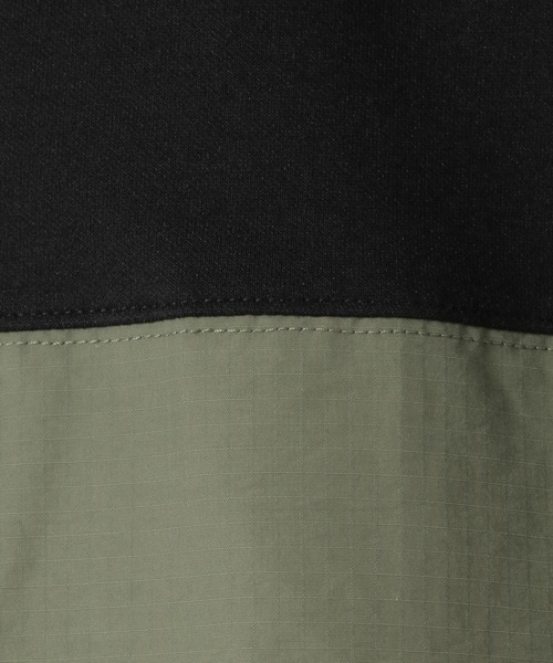 ikka(イッカ)の「URBAN NATURE LIFE アーバンネイチャーライフ バイカラードロストTシャツ(Tシャツ/カットソー・メンズ・ベージュ/ブラック・S/M/L/XL)」の8枚目の写真
