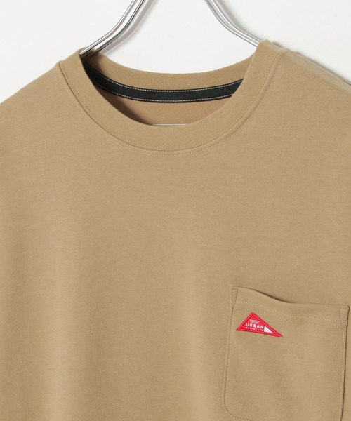 ikka(イッカ)の「URBAN NATURE LIFE アーバンネイチャーライフ バイカラードロストTシャツ(Tシャツ/カットソー・メンズ・ベージュ/ブラック・S/M/L/XL)」の5枚目の写真
