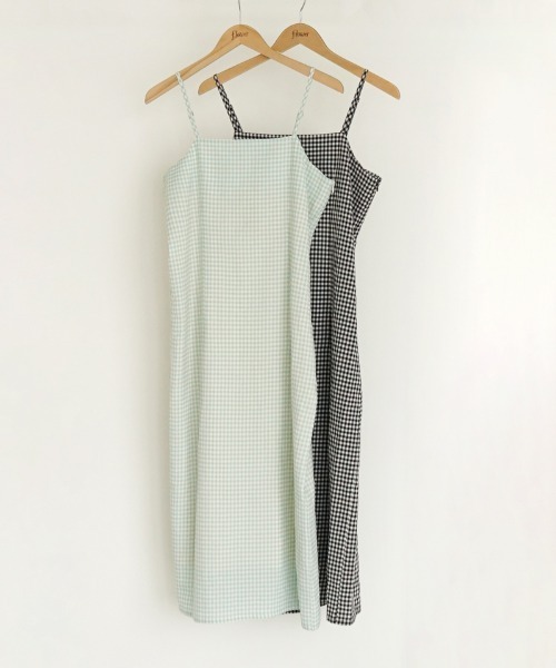 flower（フラワー）の「スレンダーチェックワンピース（ワンピース・レディース・グリーン/ブラック・FREE）」の21枚目の写真