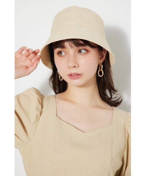 rienda（リエンダ）の「ブレードバケットハット（ハット・レディース・ピンク/ブラック/ベージュ・FREE）」の7枚目の写真