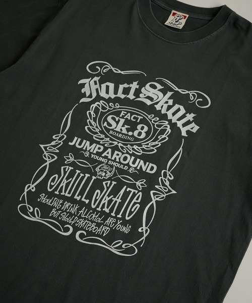 WHO'S WHO gallery（フーズフーギャラリー）の「COOPER FACTラベルピグメントビッグTEE（Tシャツ/カットソー・レディース・ホワイト/ブラック・FREE）」の12枚目の写真