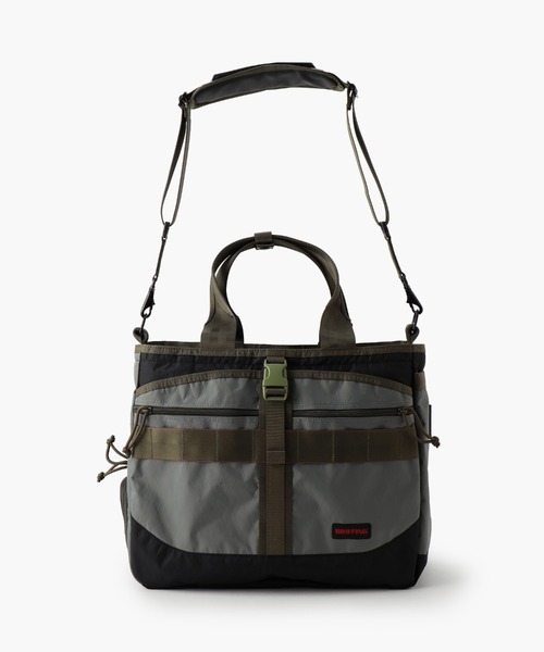 BRIEFING（ブリーフィング）の「【ブリーフィングゴルフ】TURF WIRE XP RANGER GREEN（トートバッグ・メンズ・チャコールグレー×ブラック・FREE）」の2枚目の写真