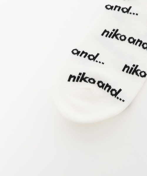 niko and...（ニコアンド）の「【靴下屋】コラボ2Pソックス2（ソックス/靴下・レディース・ホワイト/その他1/その他2・FREE）」の11枚目の写真