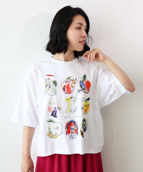りんご様　ciatre × ALL GOOD FLOWERSのコラボTシャツ all-good-2024012051-c2ae42fd-