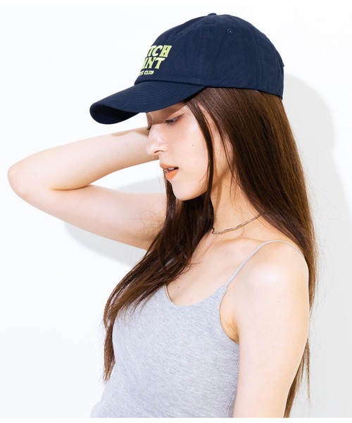 ANAP（アナップ）の「配色刺繍ロゴキャップ（キャップ・レディース・ホワイト/ネイビー/ライトベージュ・FREE）」の3枚目の写真