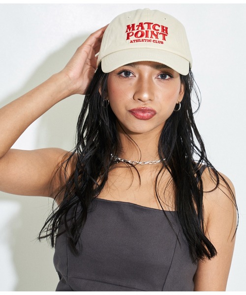 ANAP（アナップ）の「配色刺繍ロゴキャップ（キャップ・レディース・ホワイト/ネイビー/ライトベージュ・FREE）」の17枚目の写真