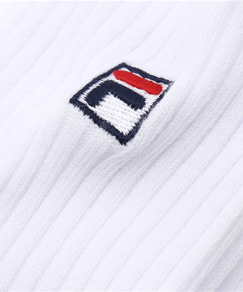 FILA(フィラ)の「WEGO/FILAリブソックス(ソックス/靴下・レディース・ホワイト・FREE)」の4枚目の写真