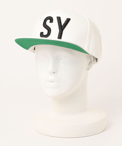 SY32 by SWEET YEARS(エスワイサーティトゥバイスィートイヤーズ)の「/SY32 by SWEET YEARS/3D LOGO CAP(キャップ・メンズ・ホワイト×ブラック/ブラック×ホワイト/ブラック×ゴールド・FREE)」の8枚目の写真